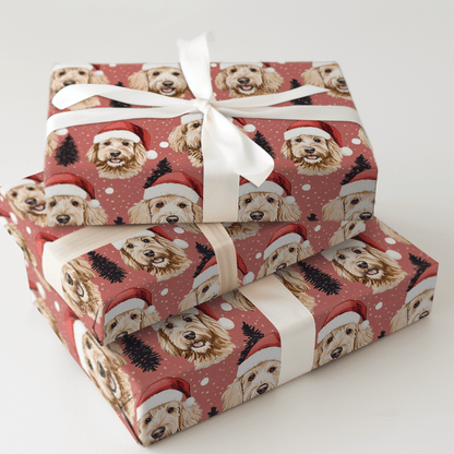 Berry Blush Doodle - Wrapping Paper - Aspen & Arlo