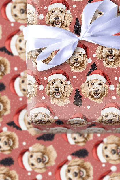 Berry Blush Doodle - Wrapping Paper - Aspen & Arlo