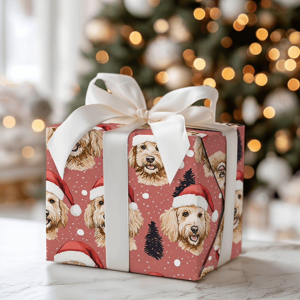 Berry Blush Doodle - Wrapping Paper - Aspen & Arlo