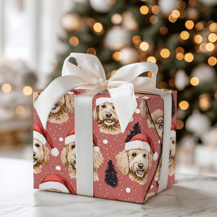 Berry Blush Doodle - Wrapping Paper - Aspen & Arlo