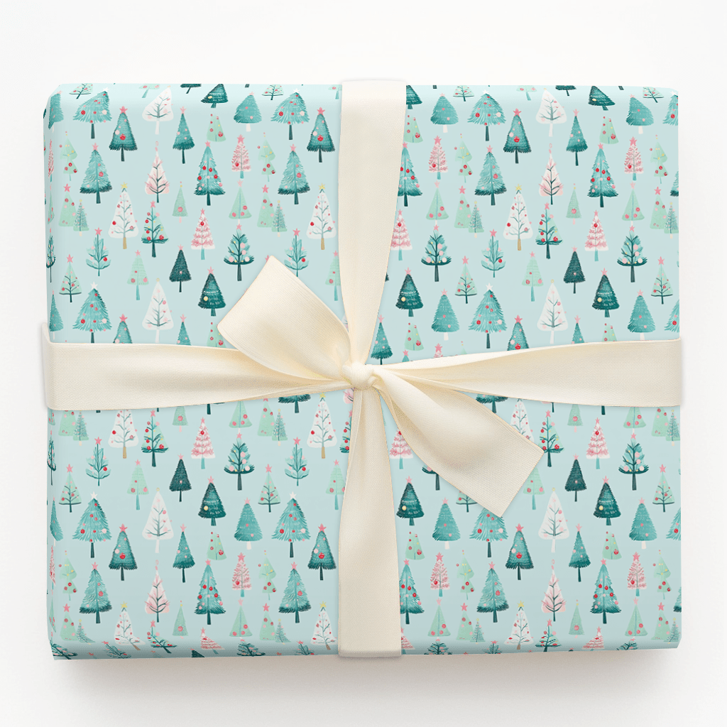 Twinkle Treescape - Wrapping Paper - Aspen & Arlo