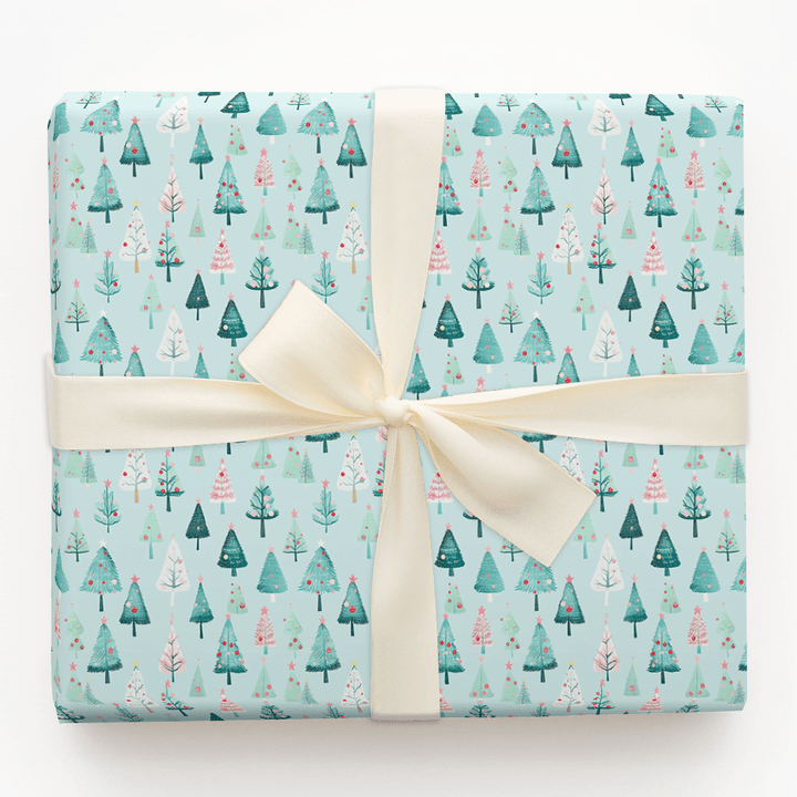 Twinkle Treescape - Wrapping Paper - Aspen & Arlo