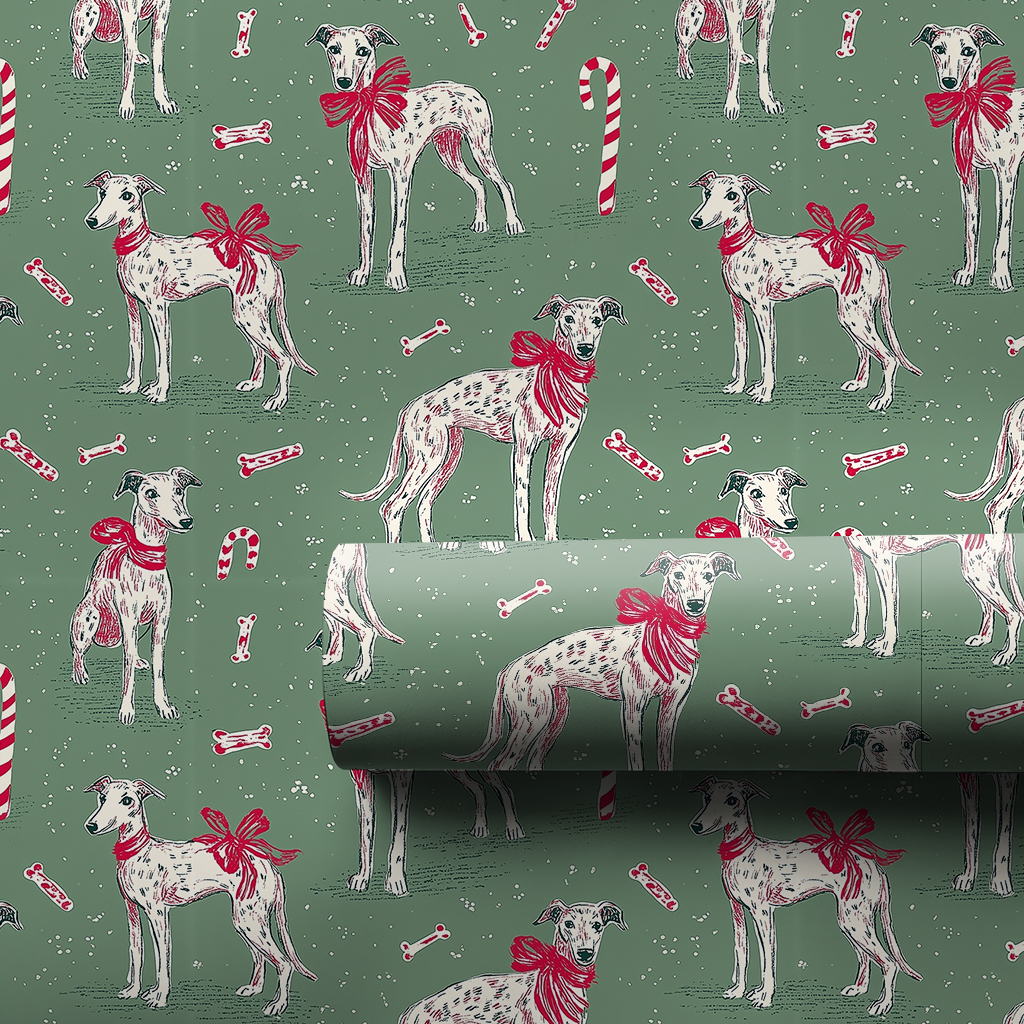 Whippet Candy Cane