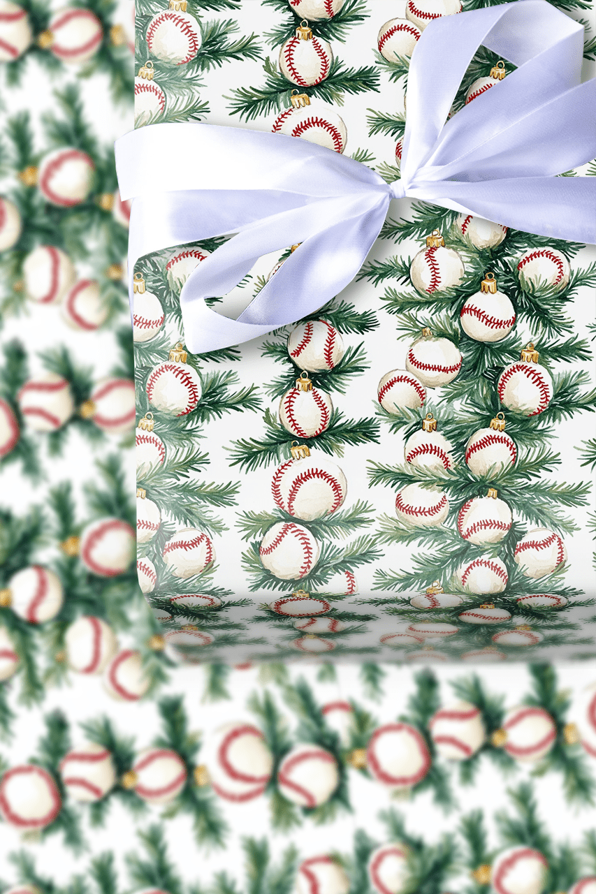 Triple Play Holiday - Wrapping Paper - Aspen & Arlo