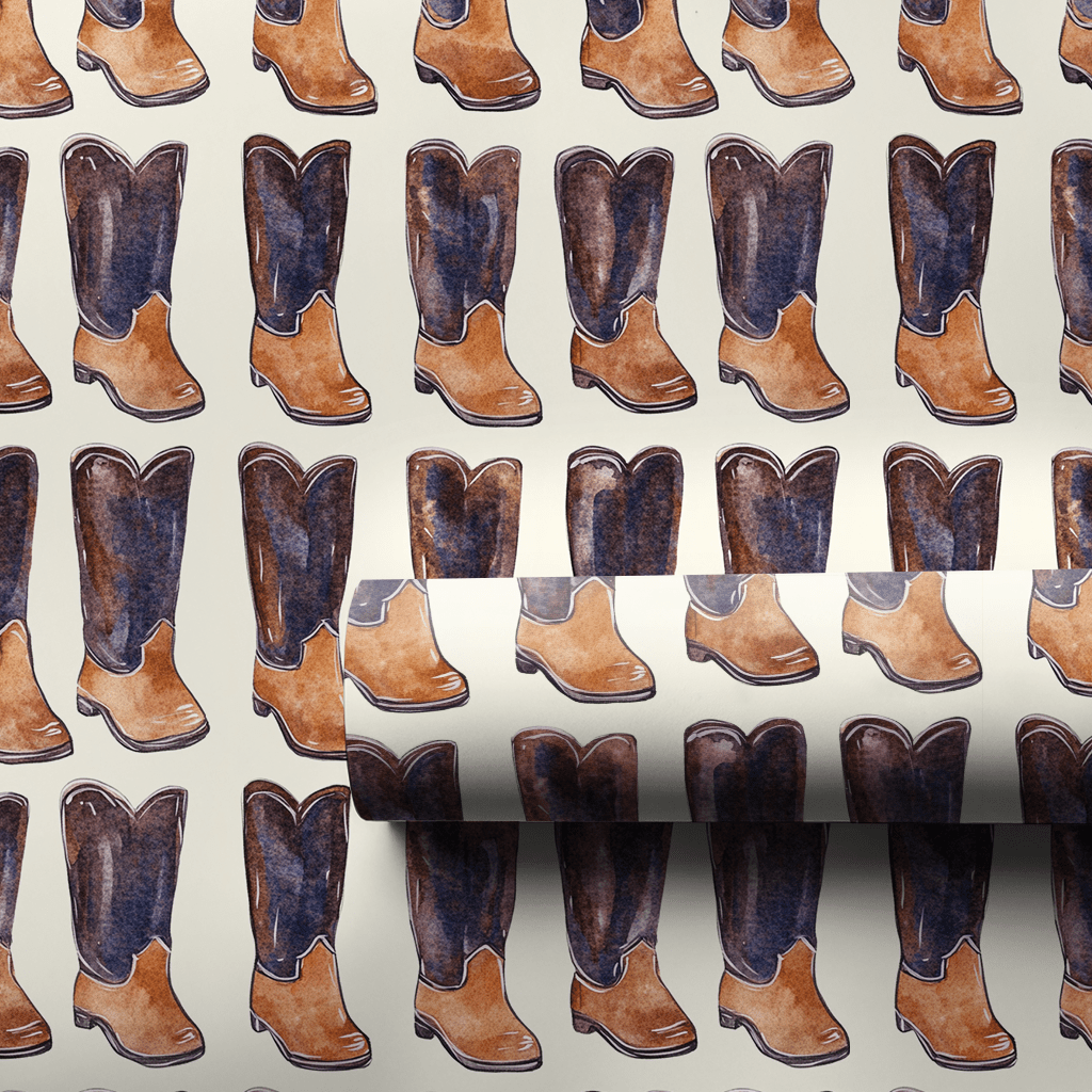Boots and Bling - Wrapping Paper - Aspen & Arlo