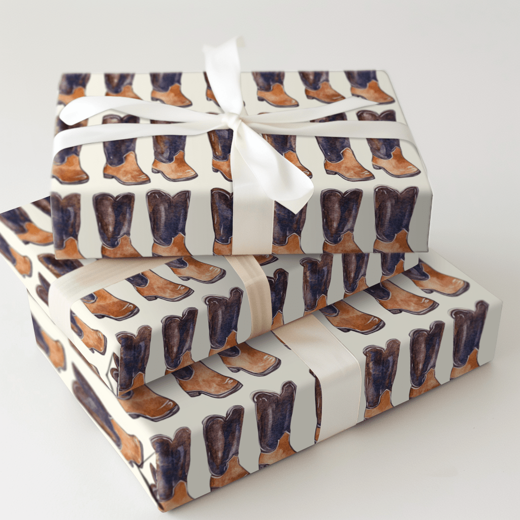 Boots and Bling - Wrapping Paper - Aspen & Arlo