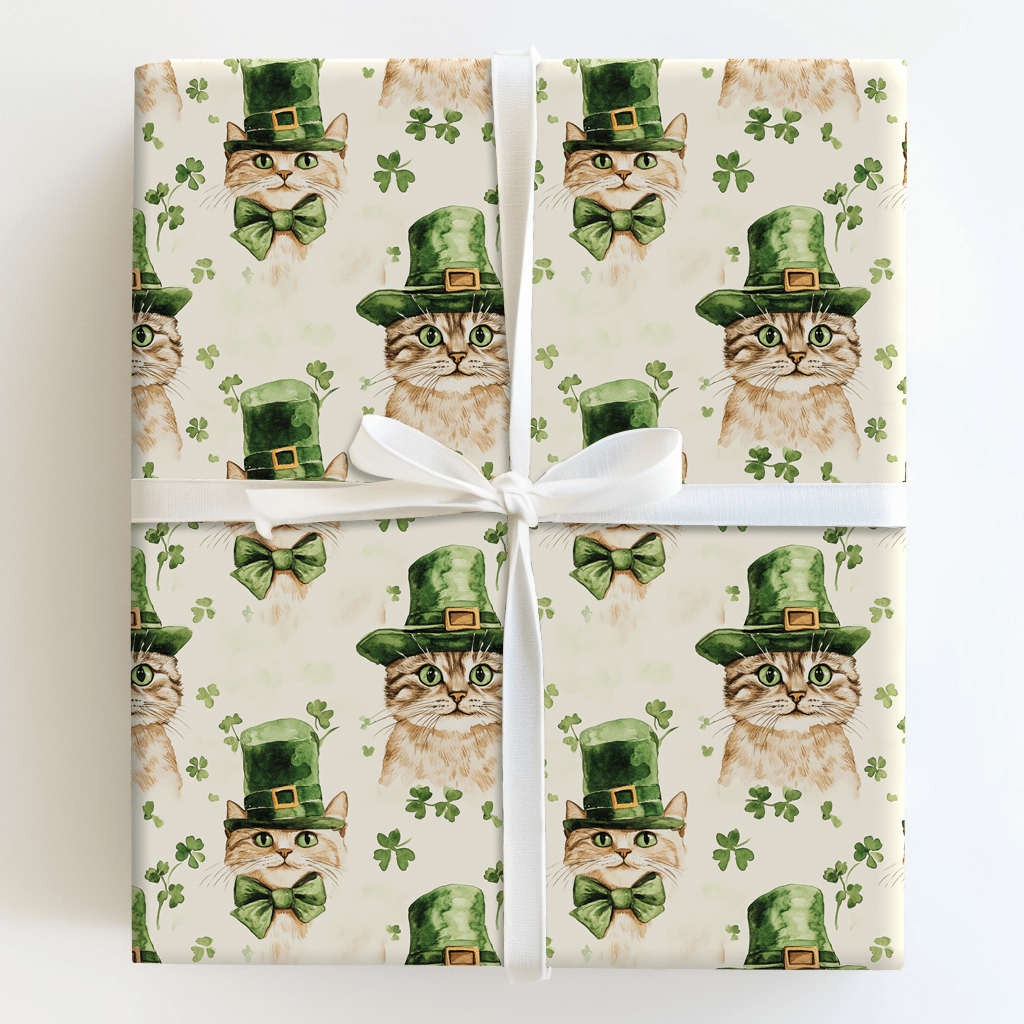 Leprechaun Domestic Shorthair - Wrapping Paper - Aspen & Arlo