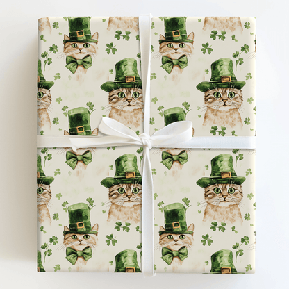 Leprechaun Domestic Shorthair - Wrapping Paper - Aspen & Arlo