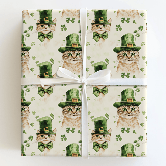 Leprechaun Domestic Shorthair - Wrapping Paper - Aspen & Arlo