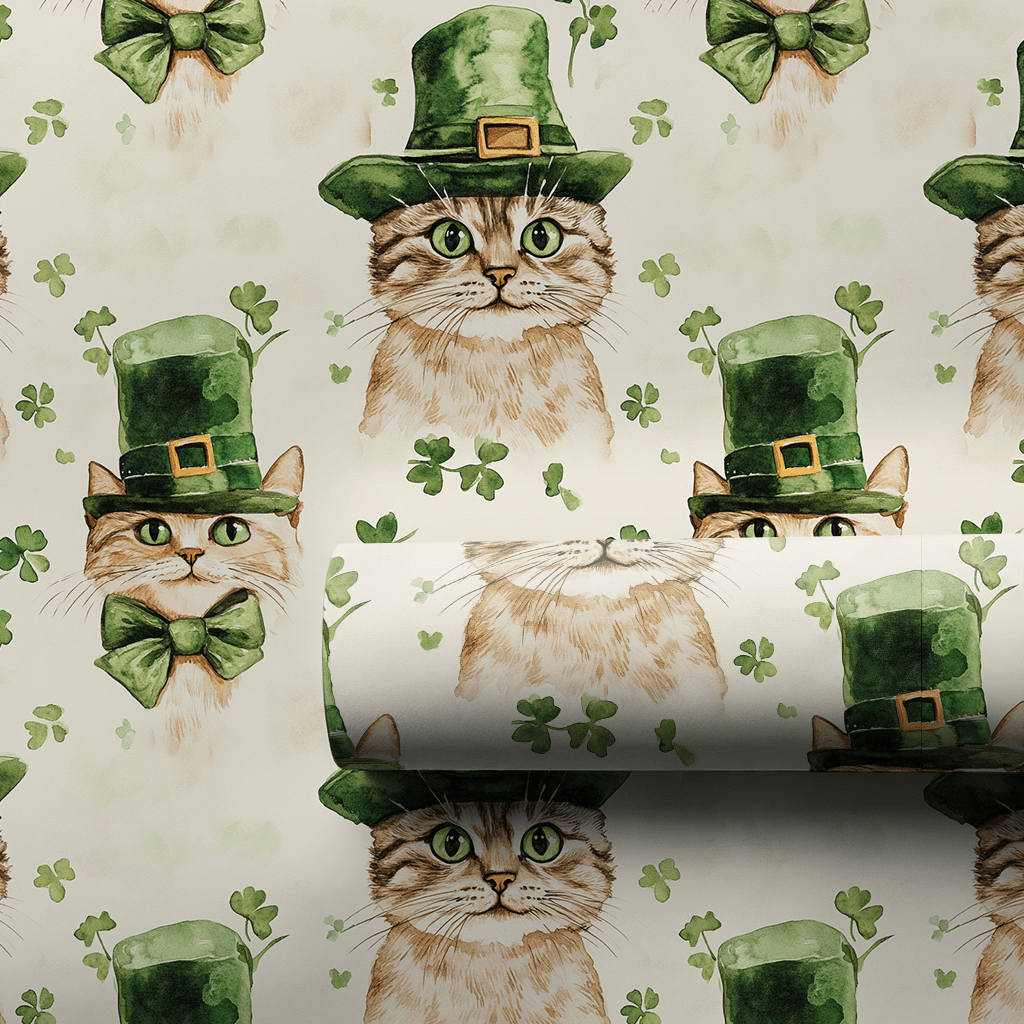 Leprechaun Domestic Shorthair - Wrapping Paper - Aspen & Arlo