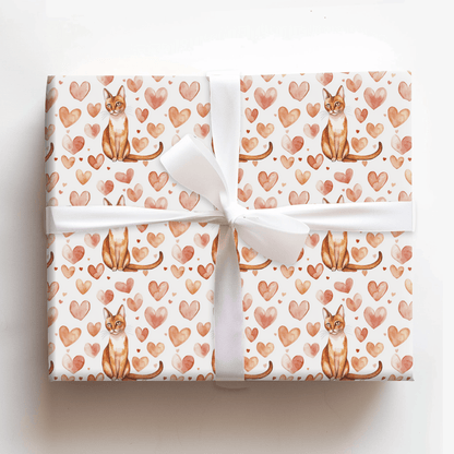Abyssinian Valentine - Wrapping Paper - Aspen & Arlo