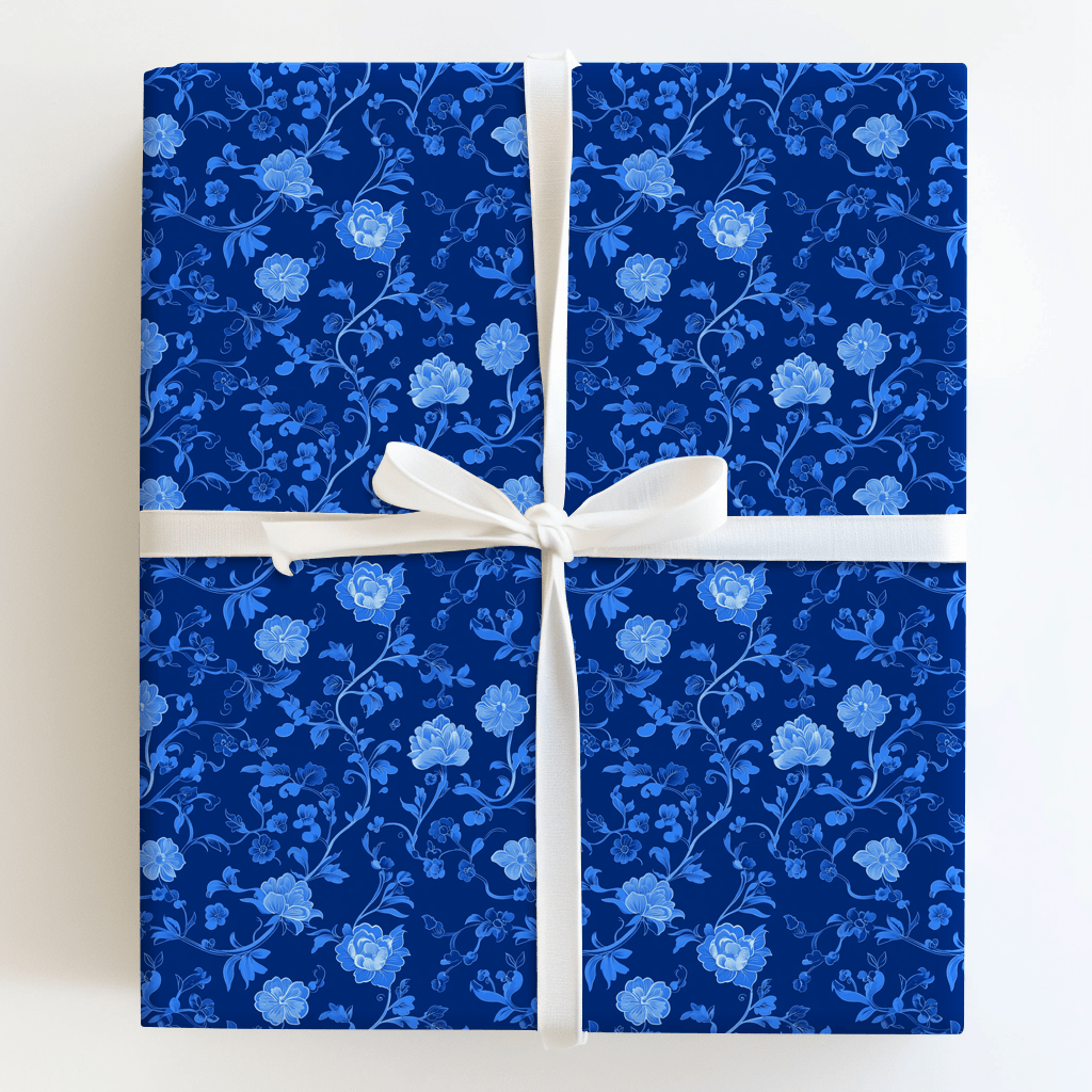 Neon Blue - Wrapping Paper - Aspen &amp; Arlo