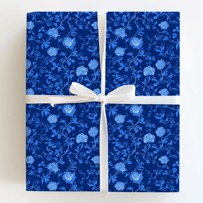 Neon Blue - Wrapping Paper - Aspen &amp; Arlo