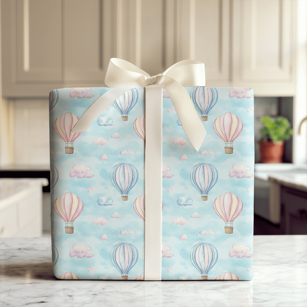 Floating on a Pastel Breeze - Wrapping Paper - Aspen & Arlo