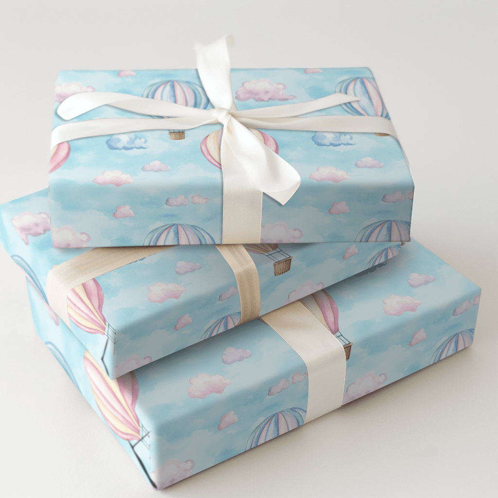 Floating on a Pastel Breeze - Wrapping Paper - Aspen & Arlo