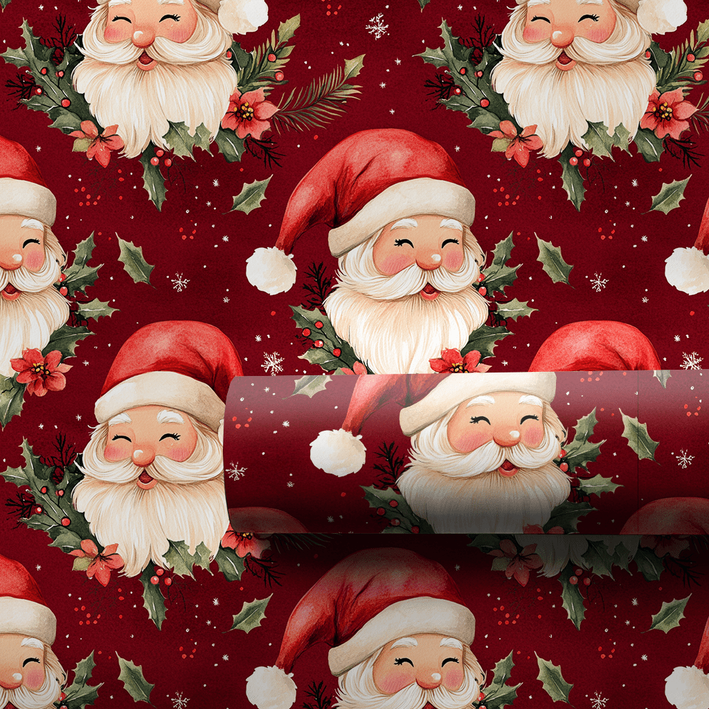 Claus Before Time - Wrapping Paper - Aspen & Arlo