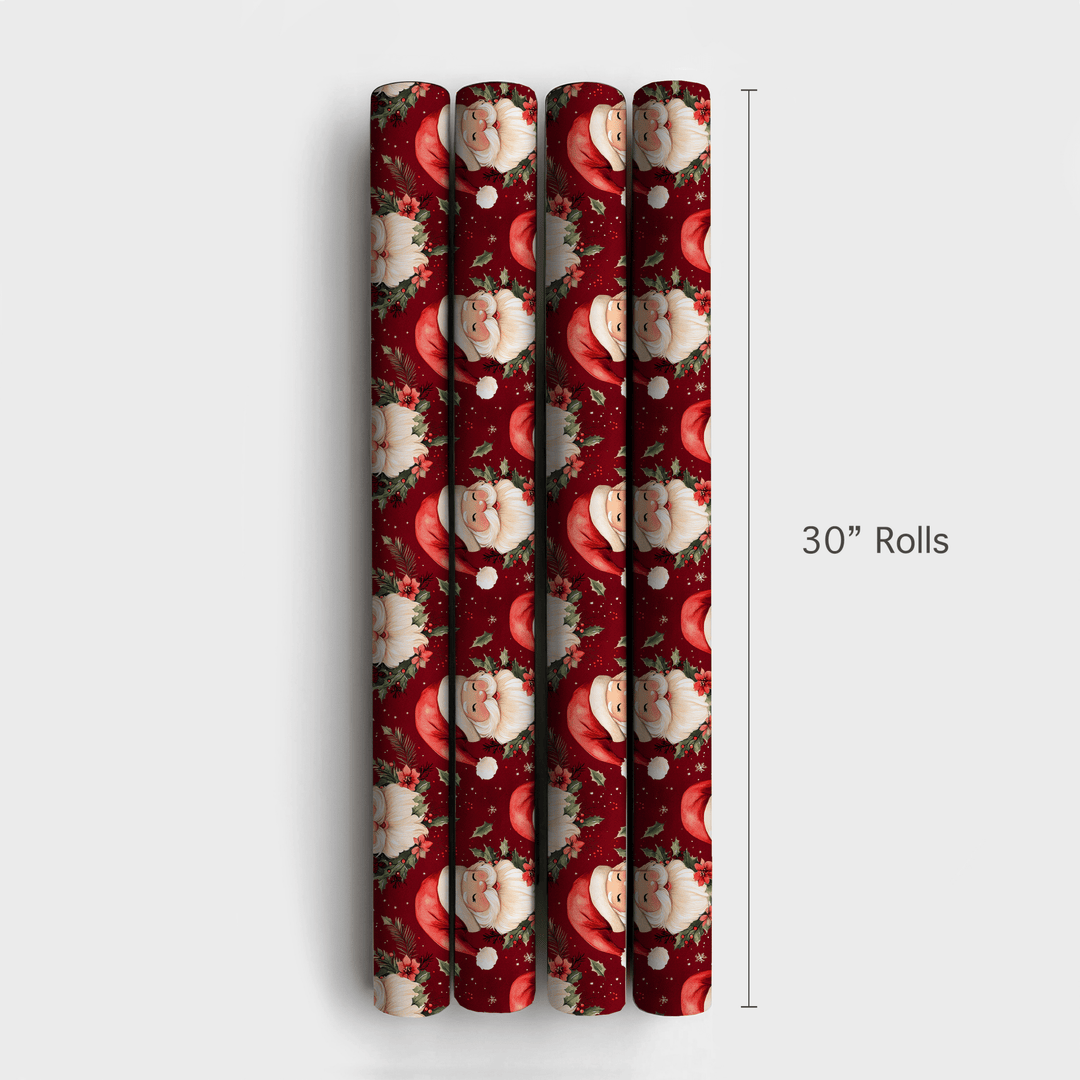 Claus Before Time - Wrapping Paper - Aspen & Arlo