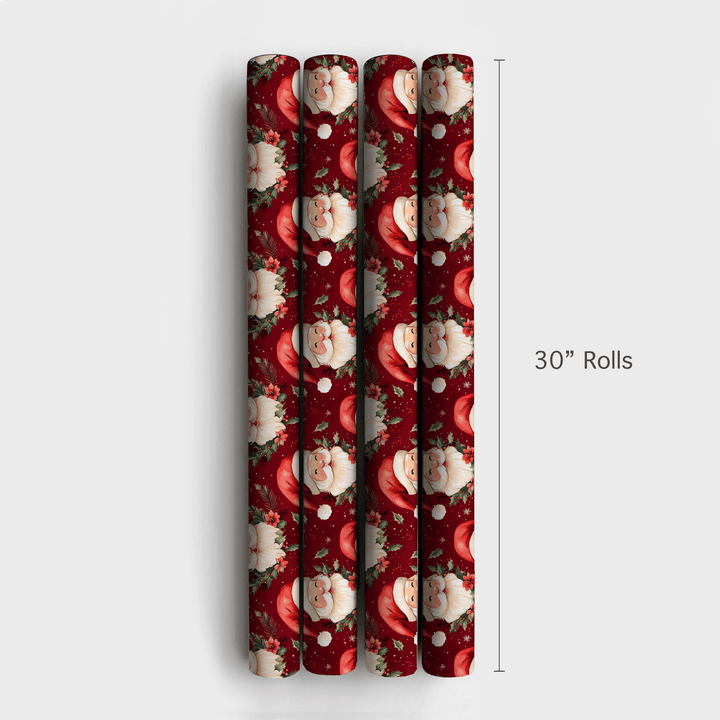 Claus Before Time - Wrapping Paper - Aspen & Arlo