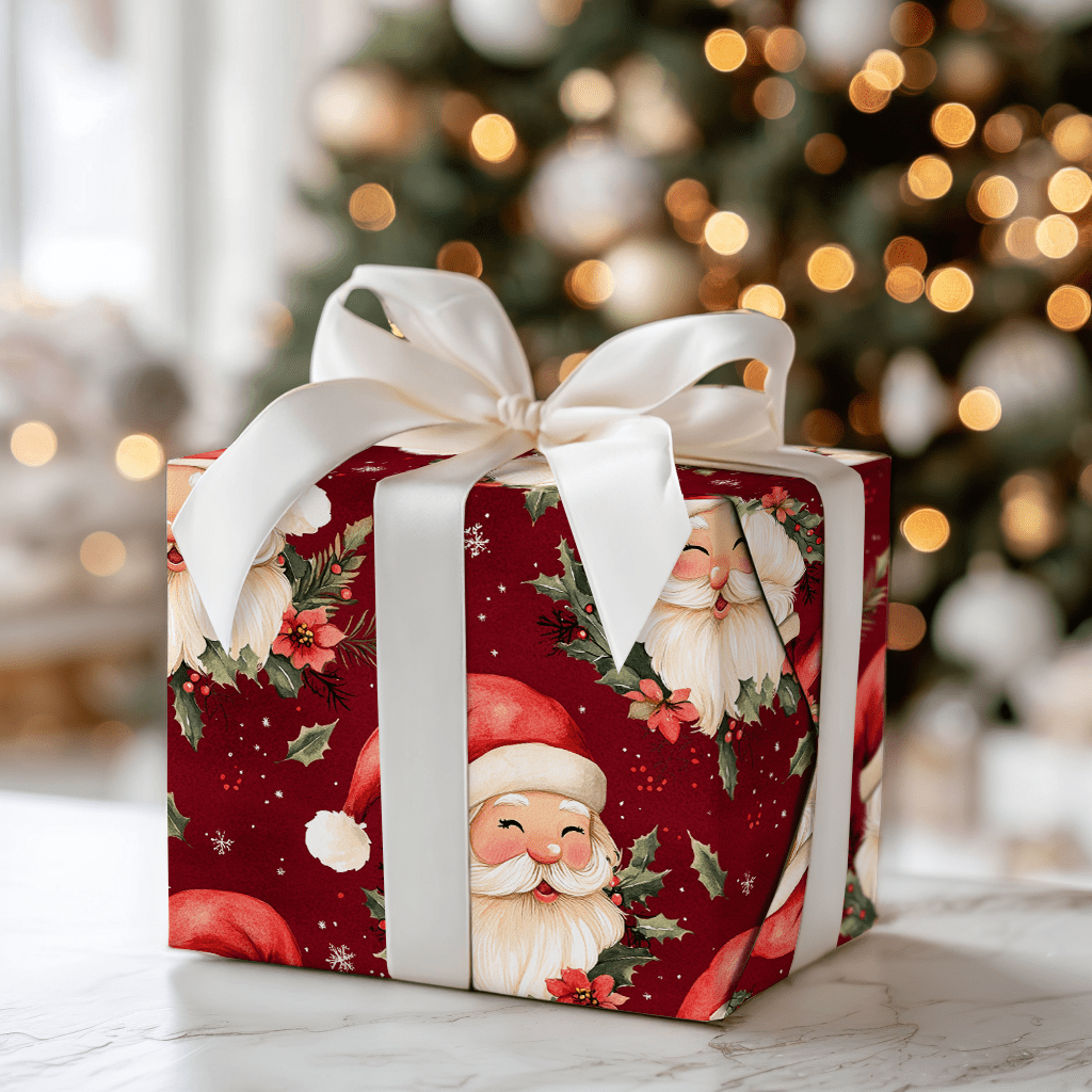 Claus Before Time - Wrapping Paper - Aspen & Arlo