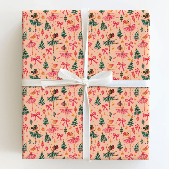 Sugar Plum Ballerinas - Wrapping Paper - Aspen & Arlo