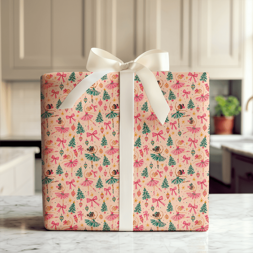 Sugar Plum Ballerinas - Wrapping Paper - Aspen & Arlo