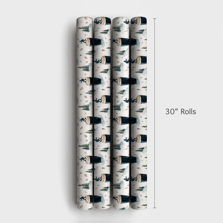 Stout Slopes - Wrapping Paper - Aspen & Arlo