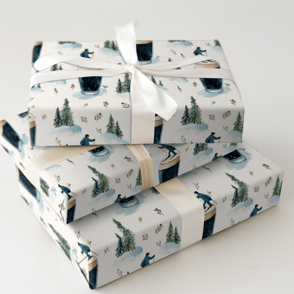 Stout Slopes - Wrapping Paper - Aspen & Arlo