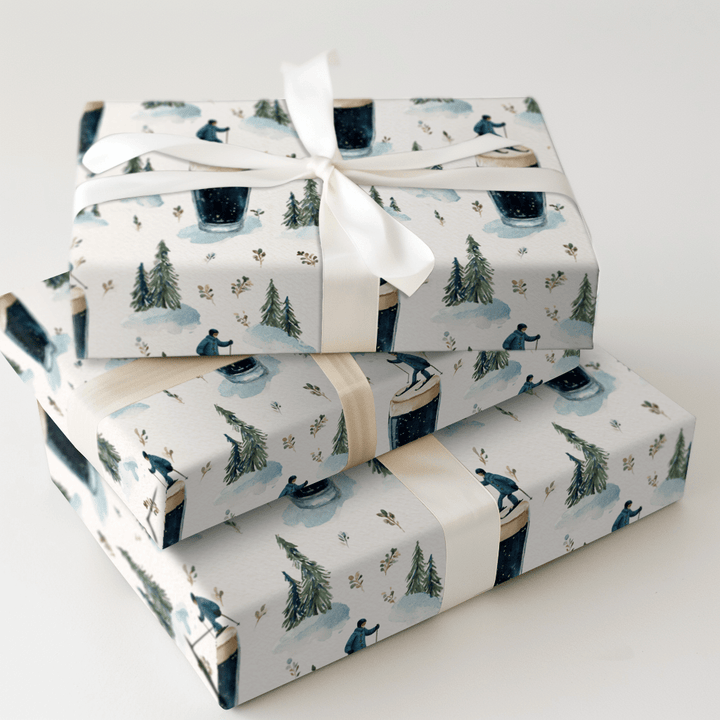 Stout Slopes - Wrapping Paper - Aspen & Arlo