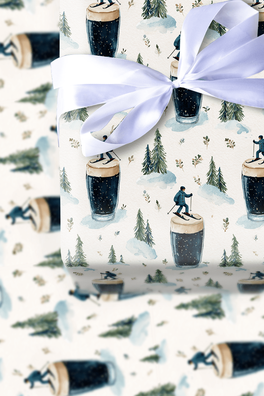 Stout Slopes - Wrapping Paper - Aspen & Arlo