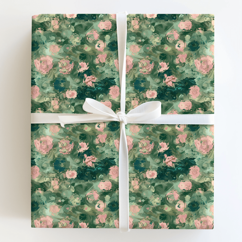 Mona Mosaic Green - Wrapping Paper - Aspen & Arlo