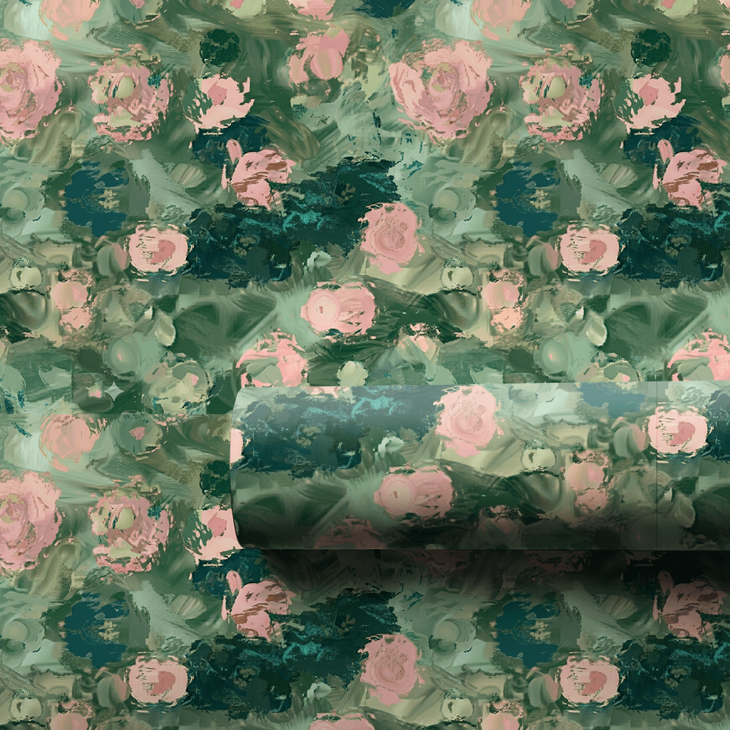 Mona Mosaic Green - Wrapping Paper - Aspen & Arlo