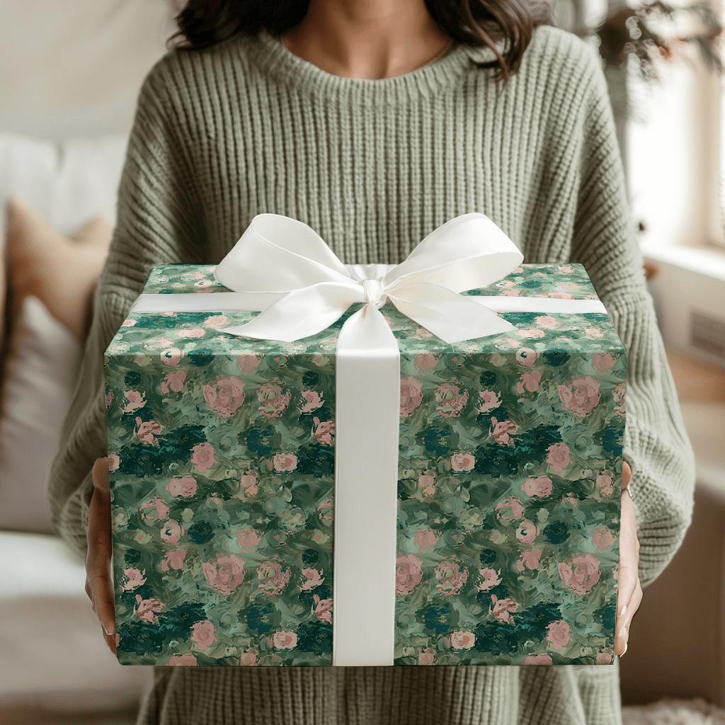 Mona Mosaic Green - Wrapping Paper - Aspen & Arlo