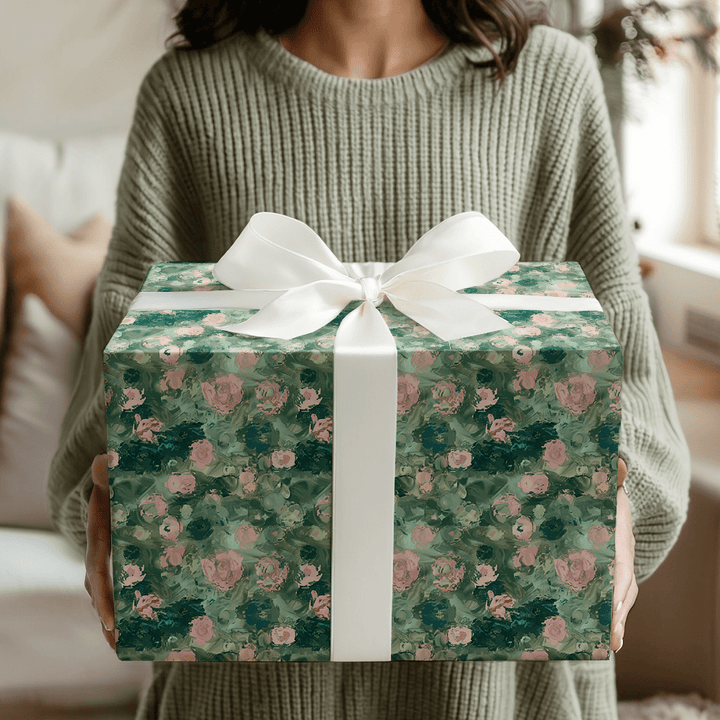 Mona Mosaic Green - Wrapping Paper - Aspen & Arlo