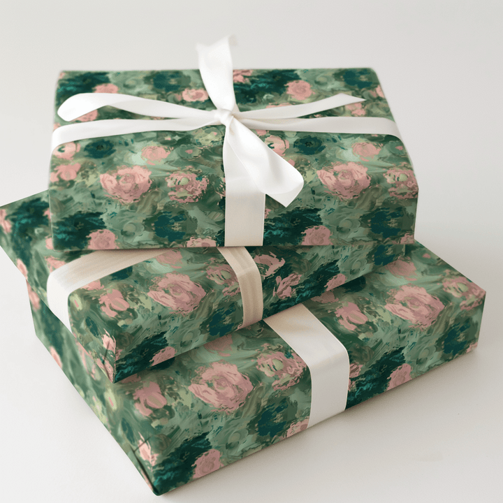 Mona Mosaic Green - Wrapping Paper - Aspen & Arlo