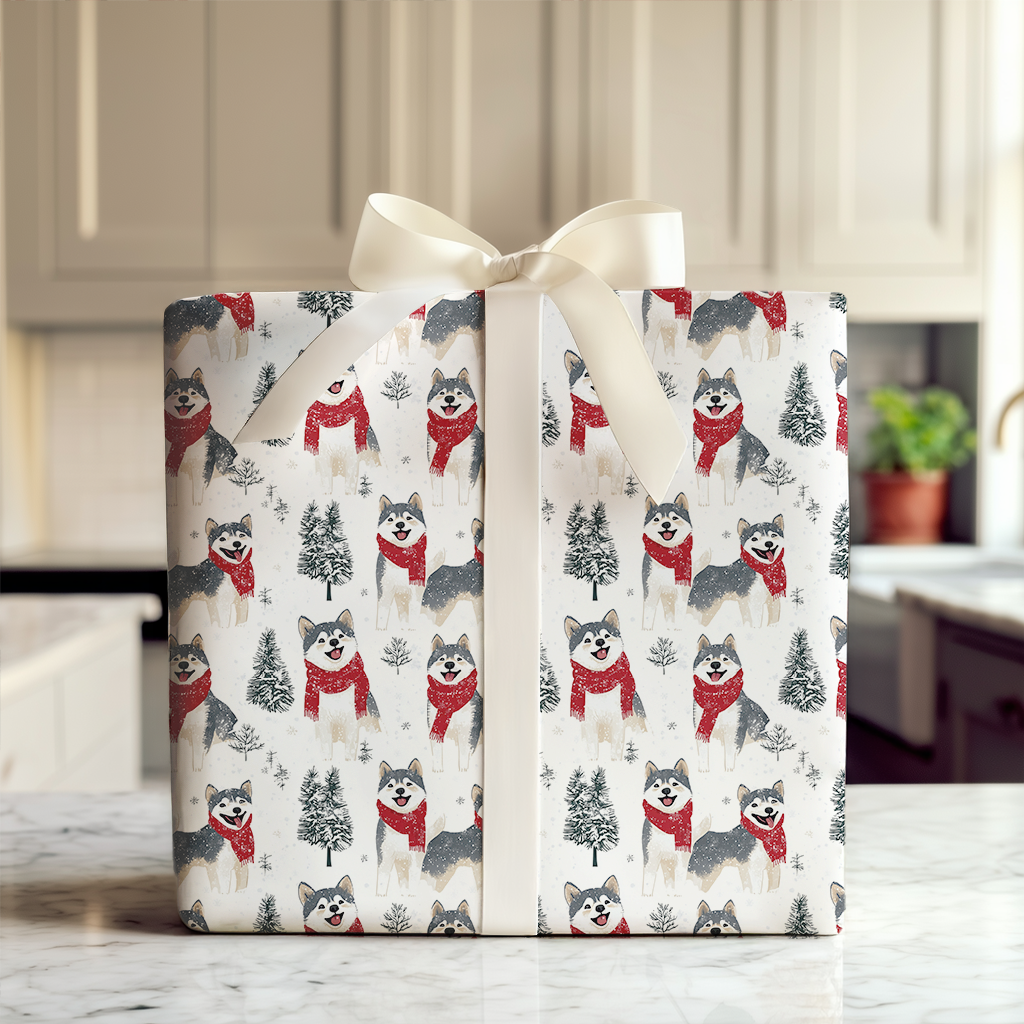 Snow Day for Akitas - Counter