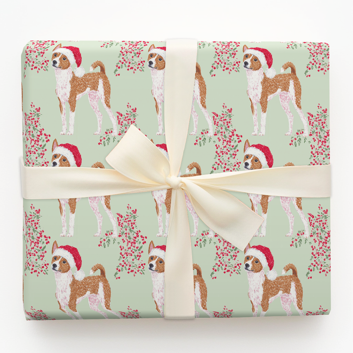 Santa the Basenji
