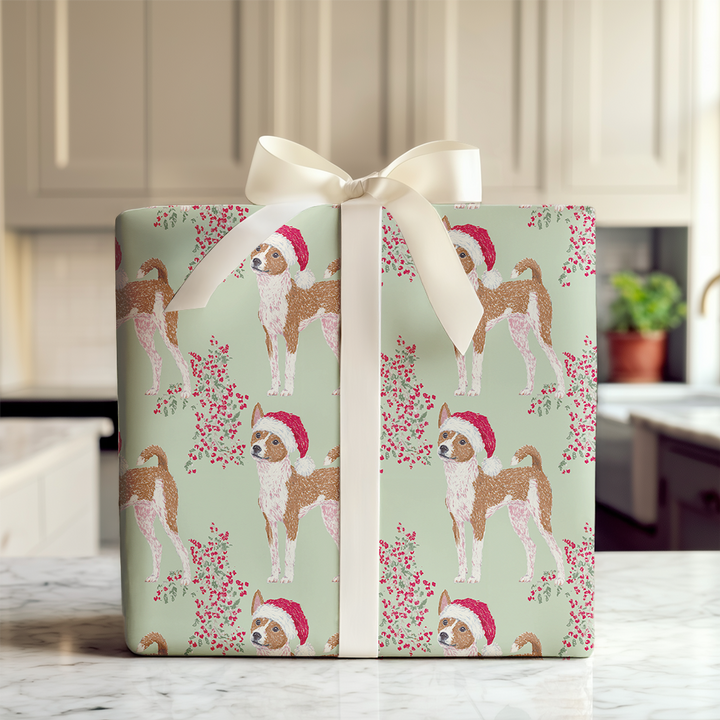 Santa the Basenji