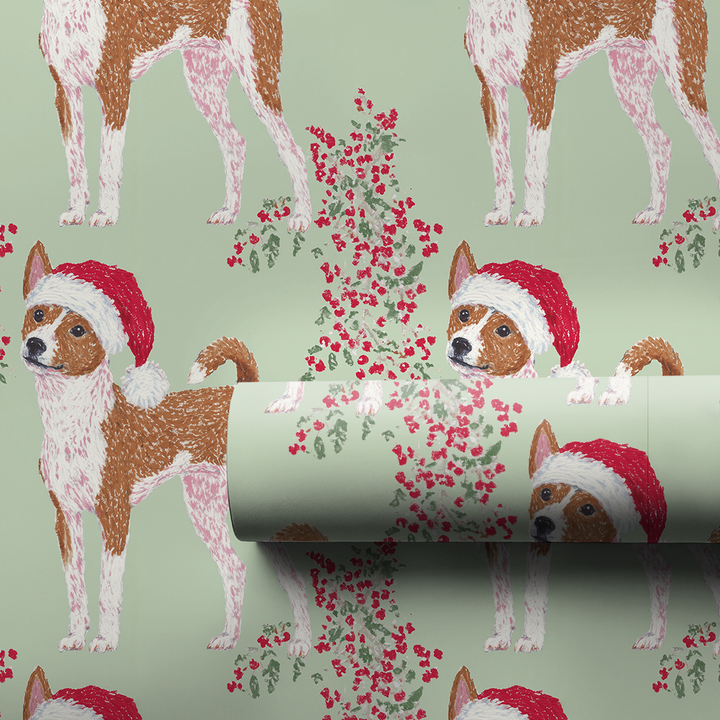 Santa the Basenji