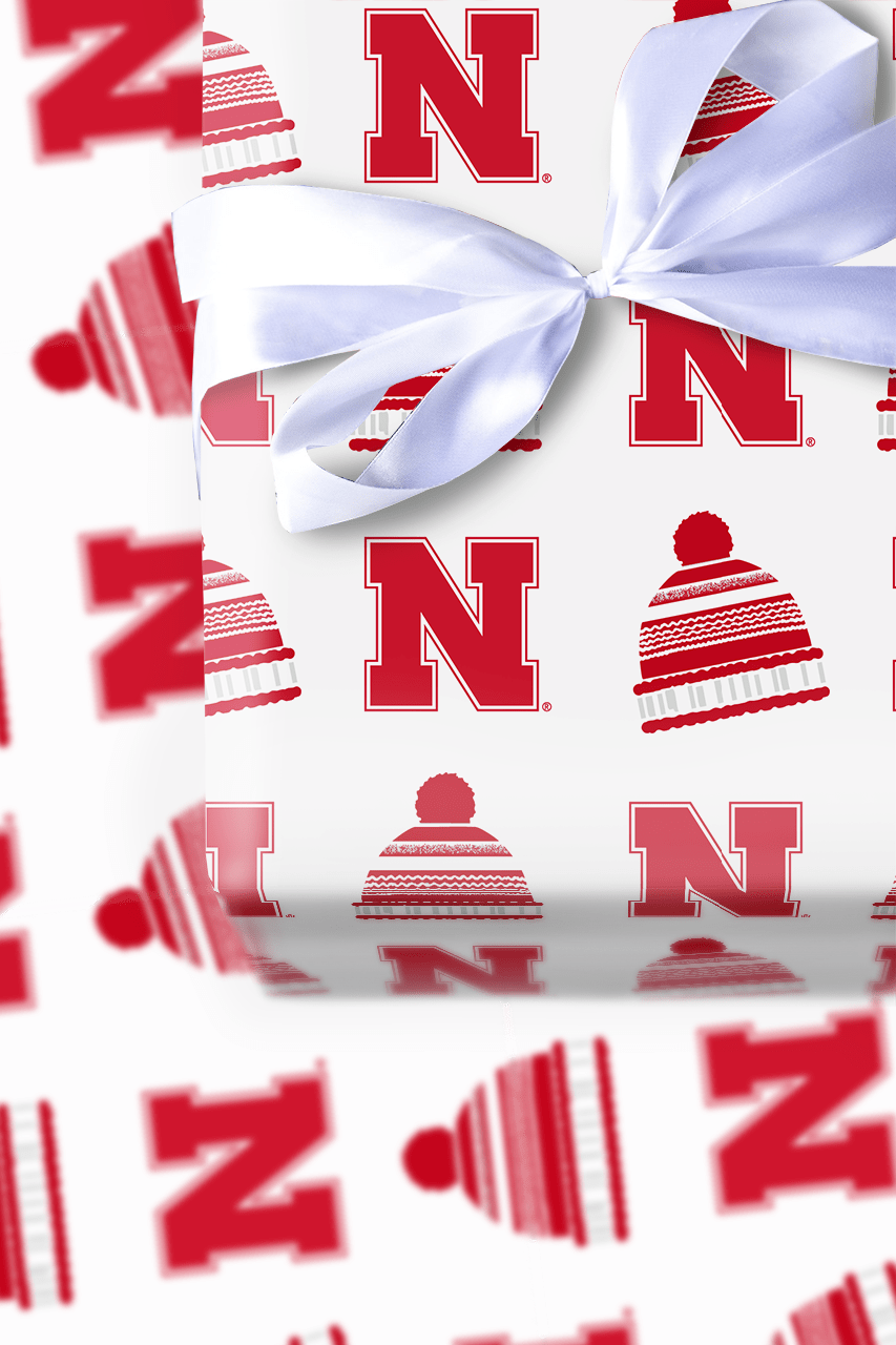 Husker Beanie - Wrapping Paper - Aspen & Arlo