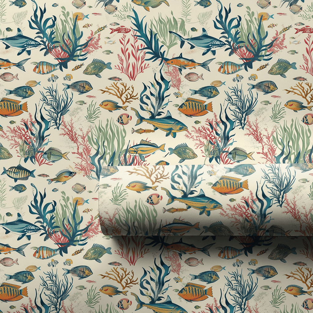 Mermaid Home - Wrapping Paper - Aspen & Arlo