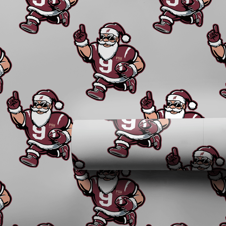 Touchdown Tidings – FSU - Wrapping Paper - Aspen & Arlo
