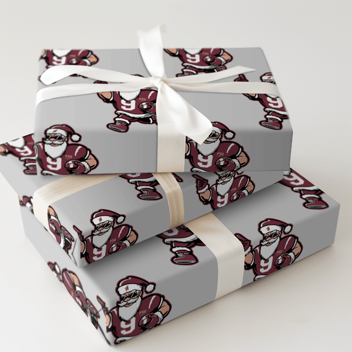 Touchdown Tidings – FSU - Wrapping Paper - Aspen & Arlo