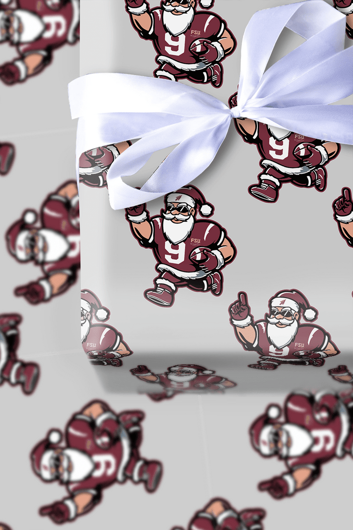 Touchdown Tidings – FSU - Wrapping Paper - Aspen & Arlo