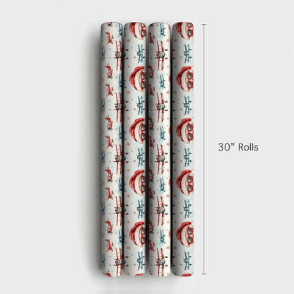 Jet - Setting Santa - Wrapping Paper - Aspen & Arlo