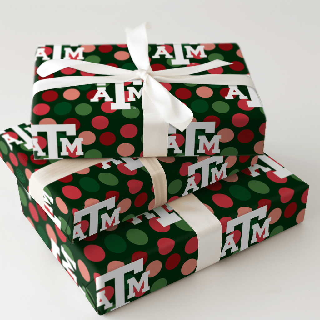 Winter A&M Dots - Wrapping Paper - Aspen & Arlo