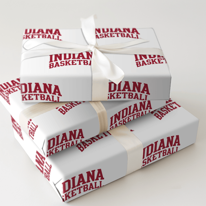 Indiana Basketball - Wrapping Paper - Aspen & Arlo