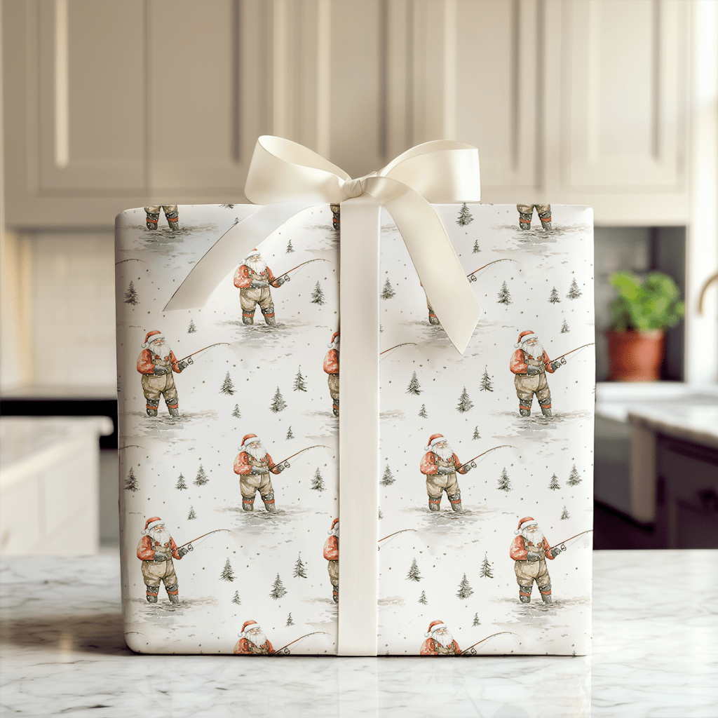 Santa's Stream - Wrapping Paper - Aspen & Arlo