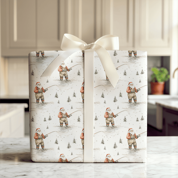 Santa's Stream - Wrapping Paper - Aspen & Arlo