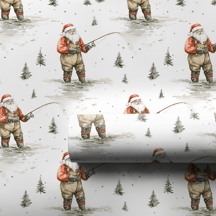 Santa's Stream - Wrapping Paper - Aspen & Arlo