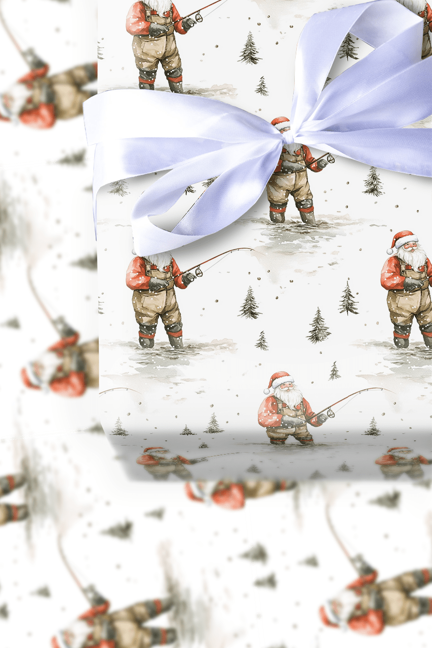Santa's Stream - Wrapping Paper - Aspen & Arlo